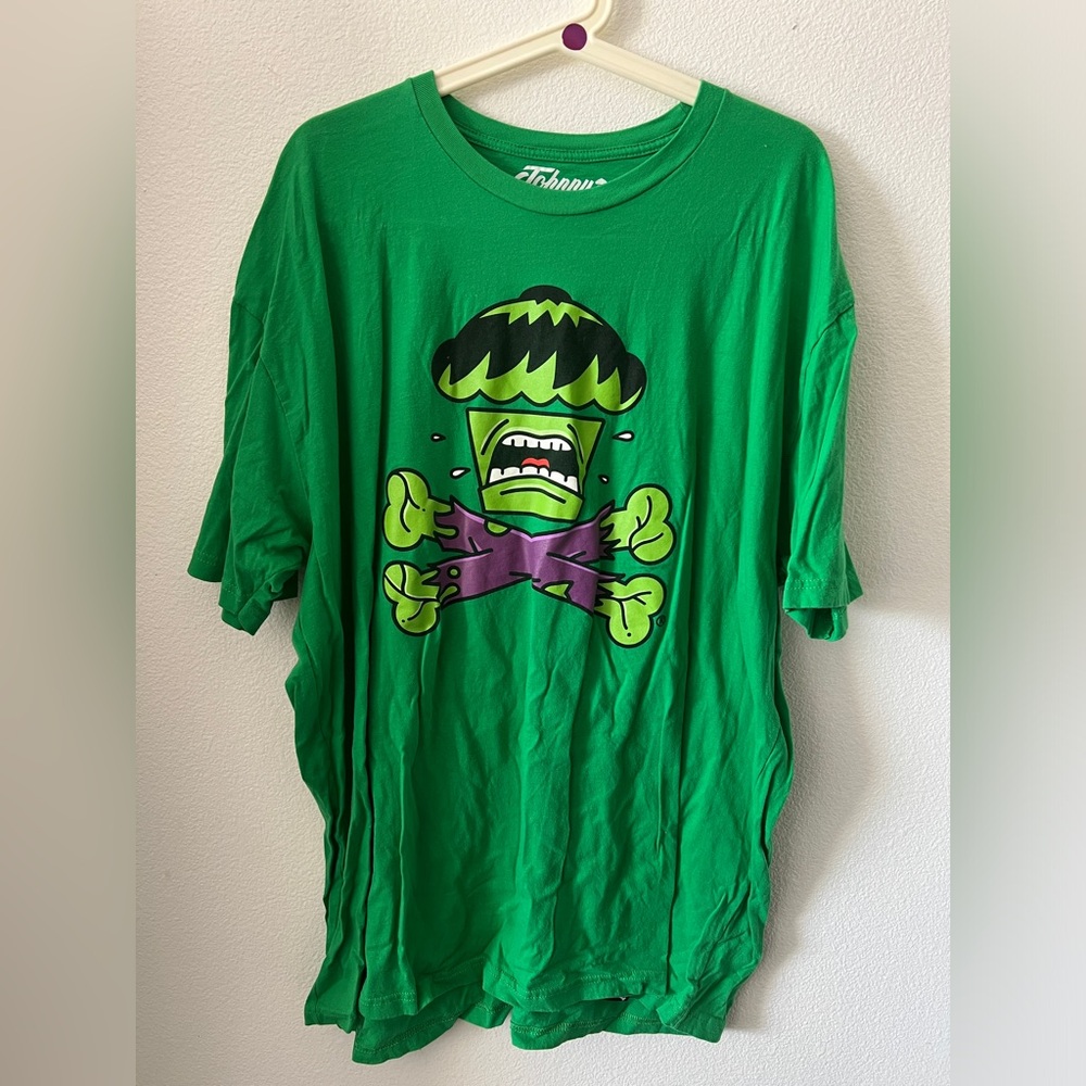 3XL Hulk Johnny Cupcake Tee. Great condition.